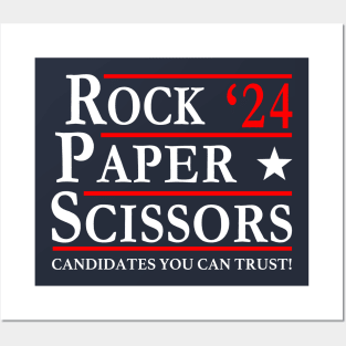 Rock Paper Scissors Best Candidates 2024 Posters and Art